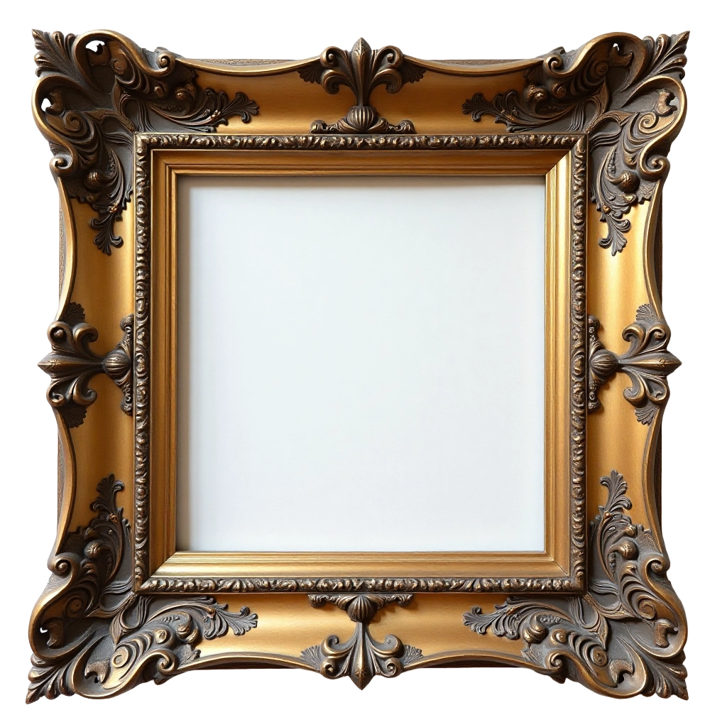 Ornate Gold Picture Frame